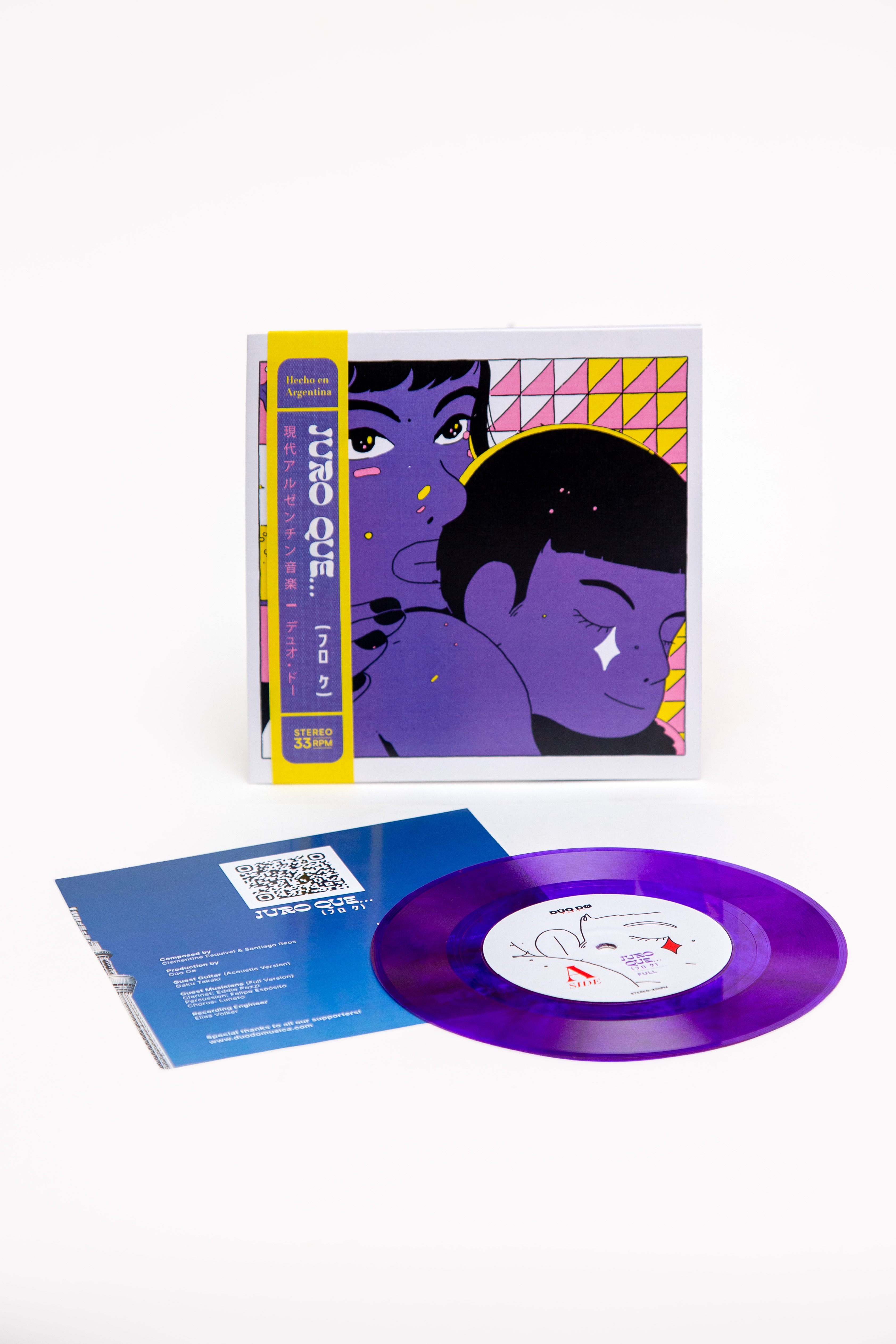 Handmade vinyl edition and packaging